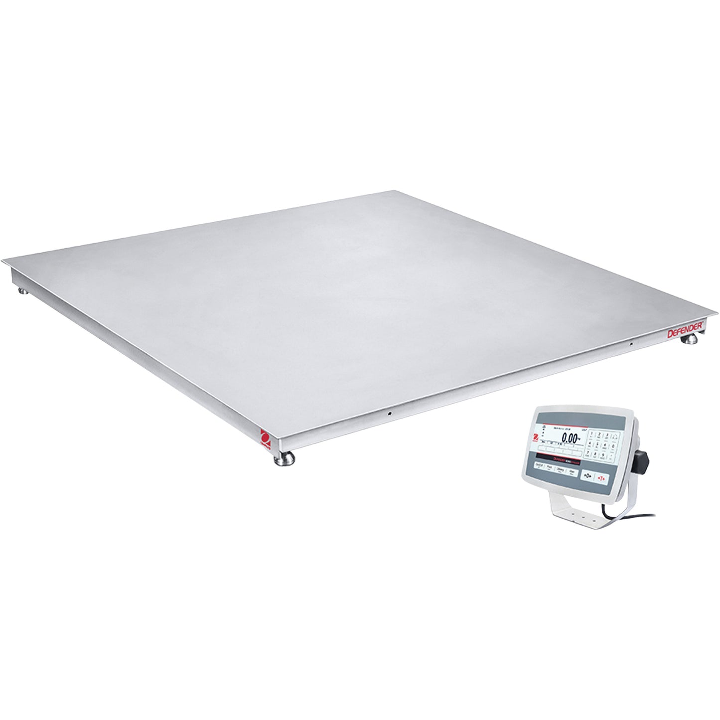 DEFENDER™ 5000 Washdown Floor Scale, 5000 lbs. Capacity, 48" W x 48" L