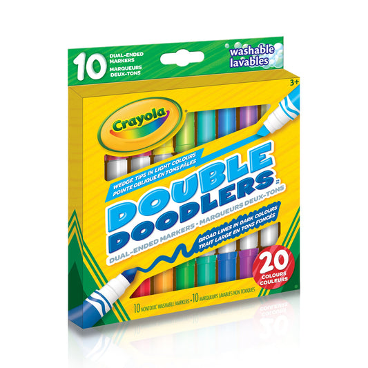 Crayola Double Doodlers Markers, 10 Count (Case of 12)