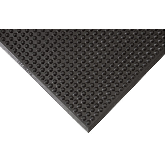  Autoclavable Anti-Fatigue Mats, Textured, 2' x 3' x 1/2", Black, Rubber