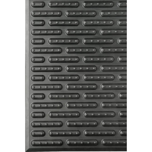  Ergomat® Softline Autoclavable Mats, Bubbled, 2' x 3' x 1/2", Black, Rubber