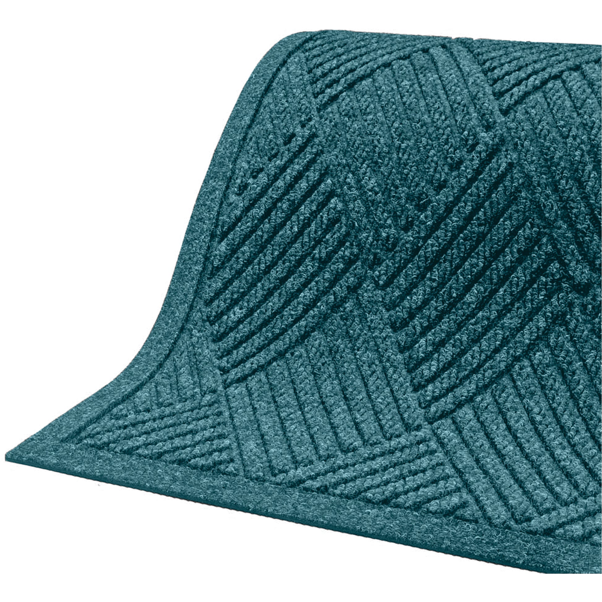 M+A Matting Waterhog® Eco Premier Fashion Matting, Wiper/Scraper, 3' x 5' x 3/8", Southern Pine