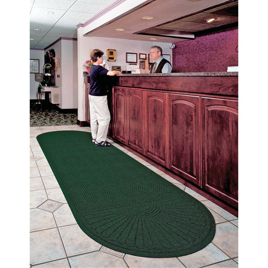 M+A Matting Waterhog® Grand Eco Premier Matting, Wiper/Scraper, 6' x 15' x 3/8", Southern Pine