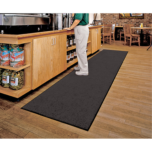 M+A Matting ColorStar Matting, Wiper, 4' x 10' x 3/8", Charcoal