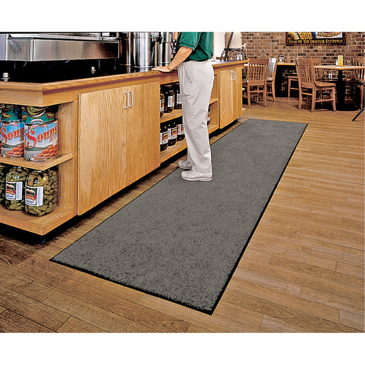 M+A Matting Tri-Grip™ Matting, Wiper, 3' x 10' x 3/8", Grey