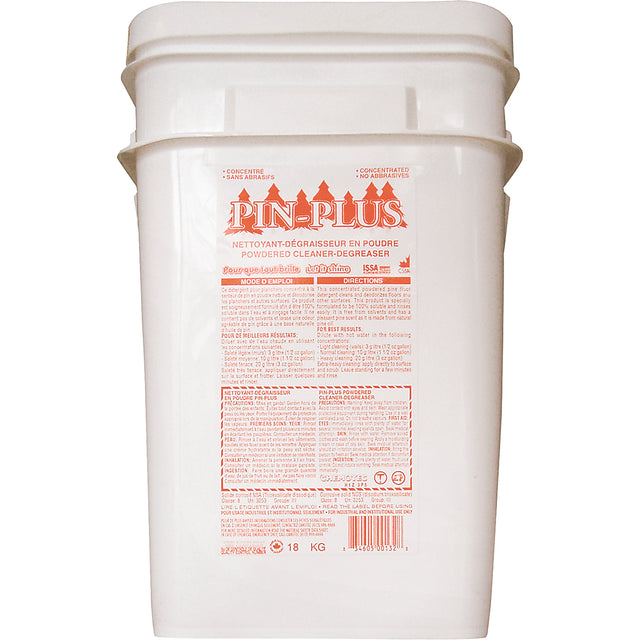 Pin-Plus Powdered Cleaner & Degreaser, 18 kg/18.0 kg