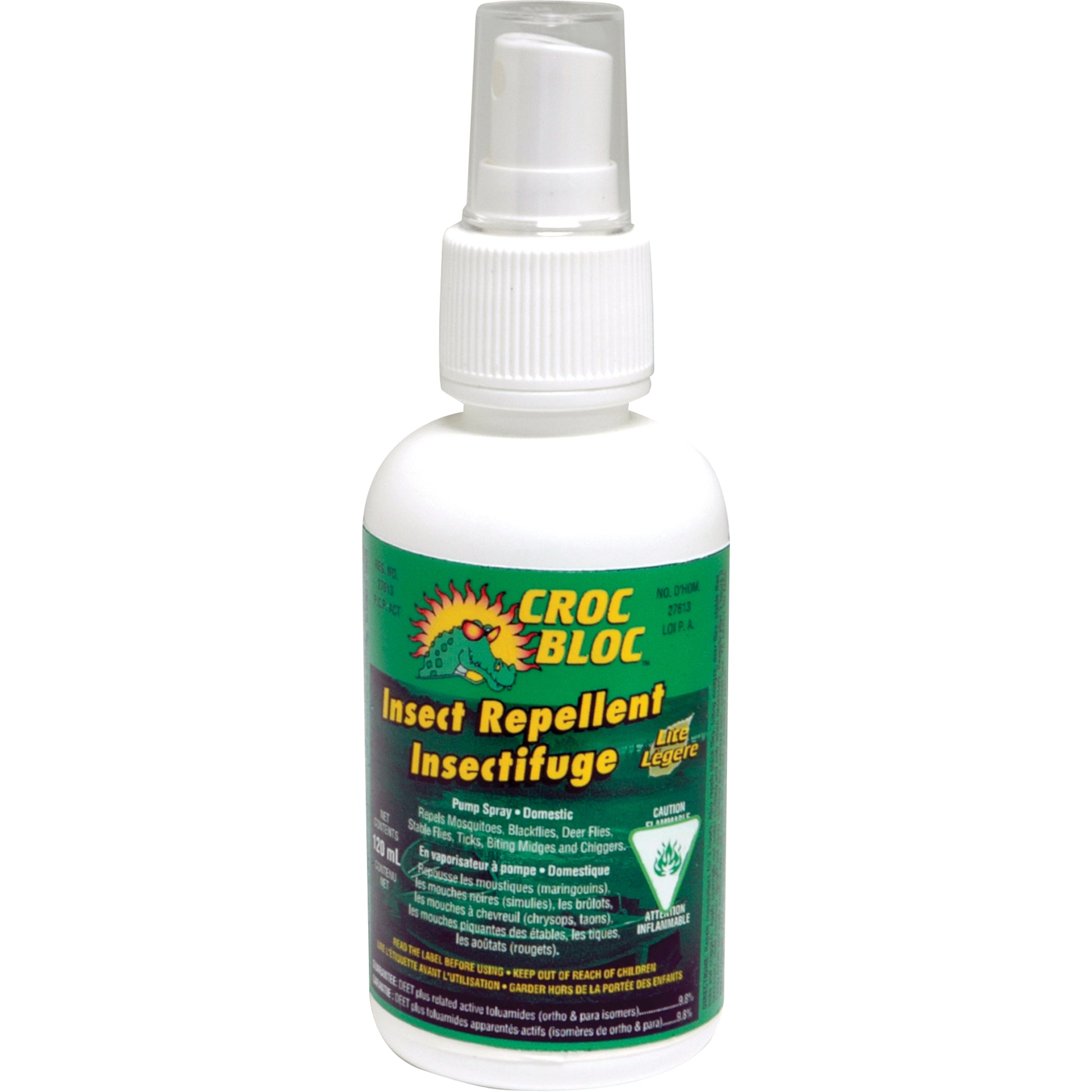 Croc Bloc Insect Repellent , 10% DEET, Spray, 120 ml