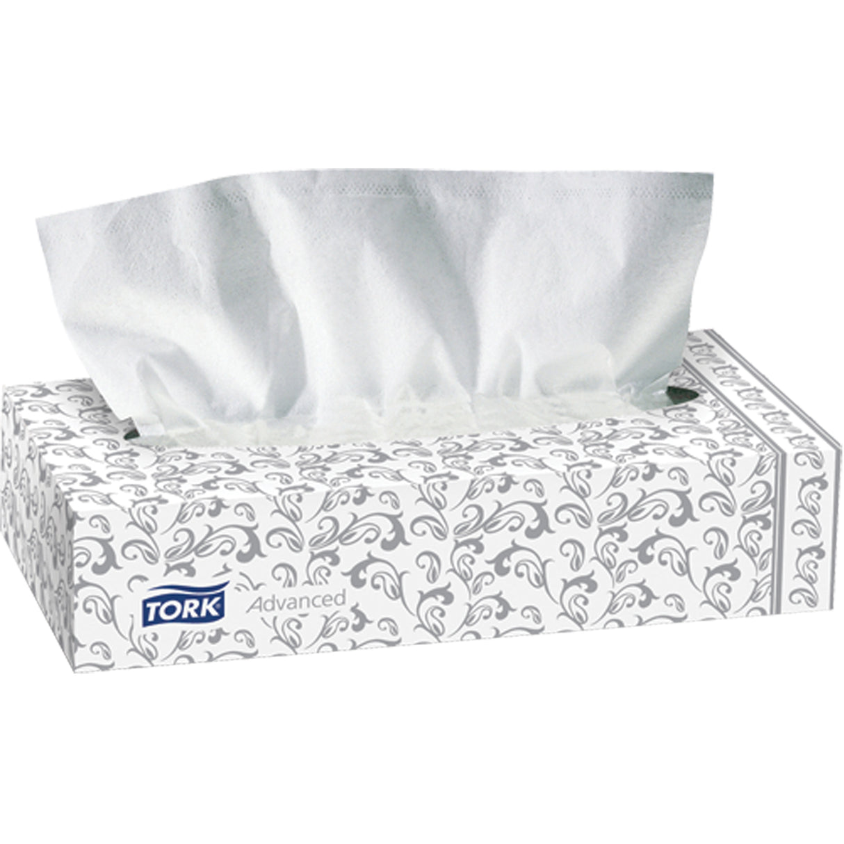 Facial Tissues, 2 Ply, 7.9" L x 8.2" W, 100 Sheets/Box