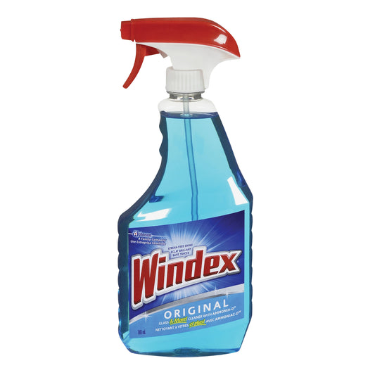 Windex® Glass Cleaner, 765 ml, Trigger Bottle