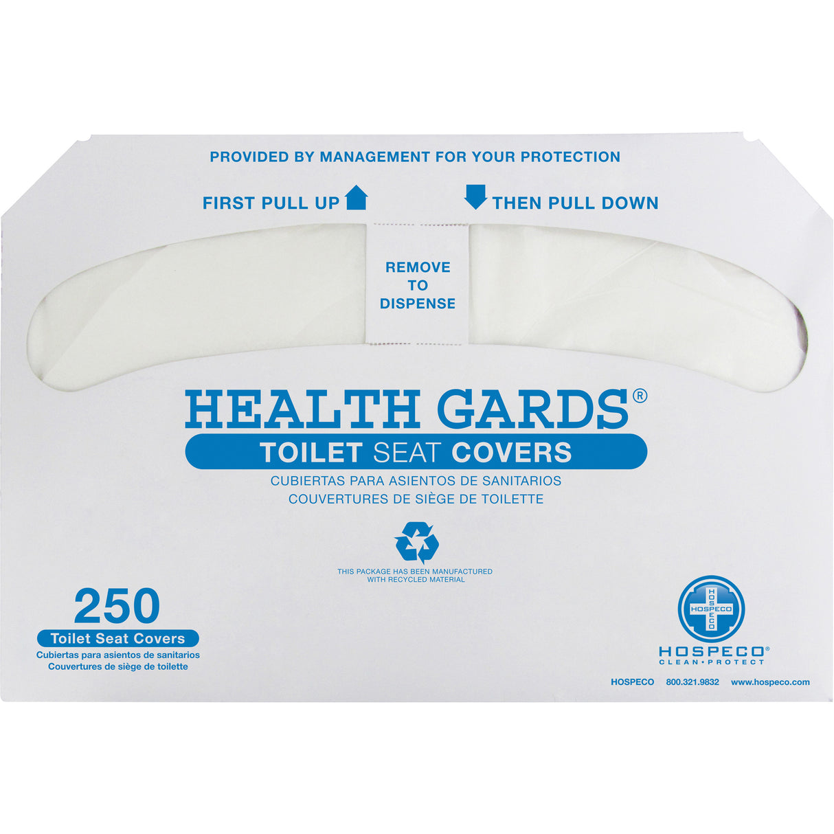 Health Gards® Half-fold Toilet Seat Covers