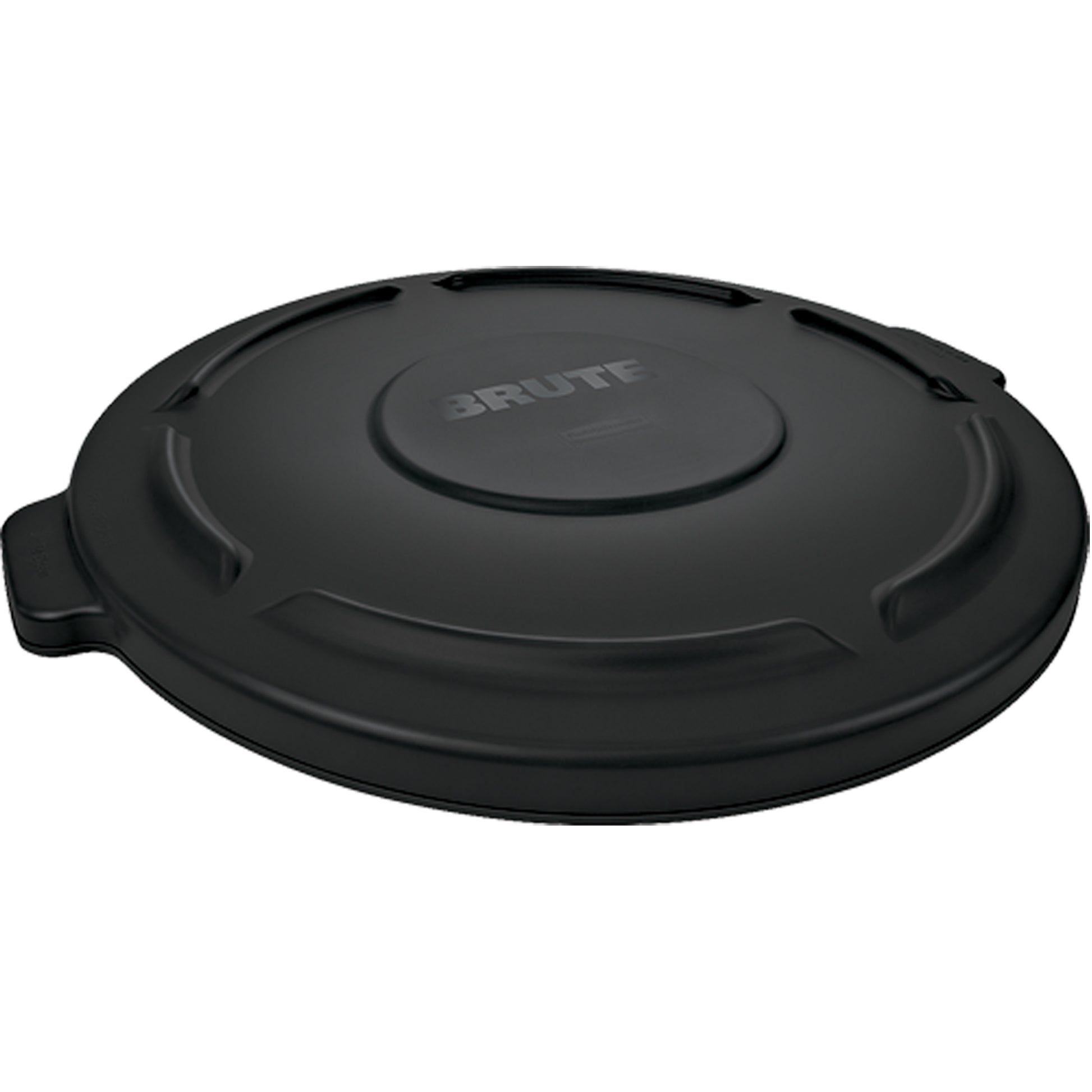 Brute® 44-Gallon Lids, Flat Lid, Plastic/Polyethylene, Fits Container Size: 24" Dia.