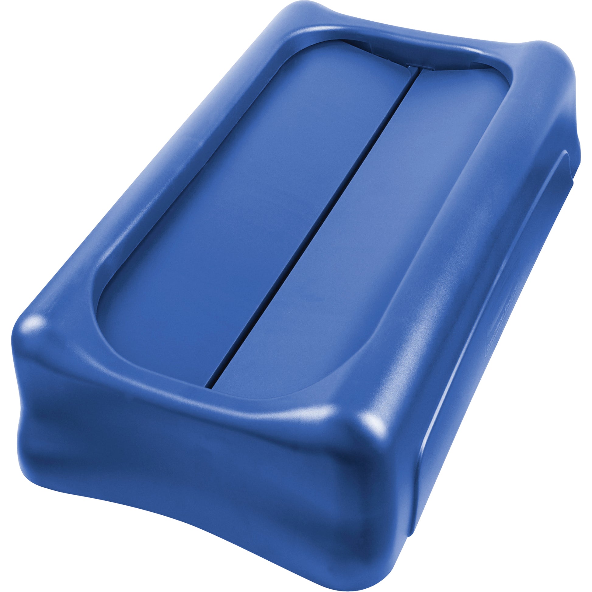Slim Jim® Waste Receptacle Lid, Swing Lid, Plastic, Fits Container Size: 22" x 11"
