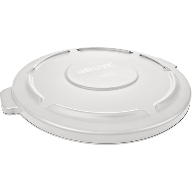 Round Brute® Tops, Flat Lid, Plastic/Polyethylene, Fits Container Size: 24" Dia.