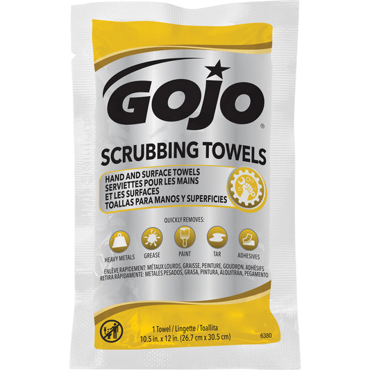 Scrubbing Towels, 80 Wipes, 12-1/4" x 10-1/2"
