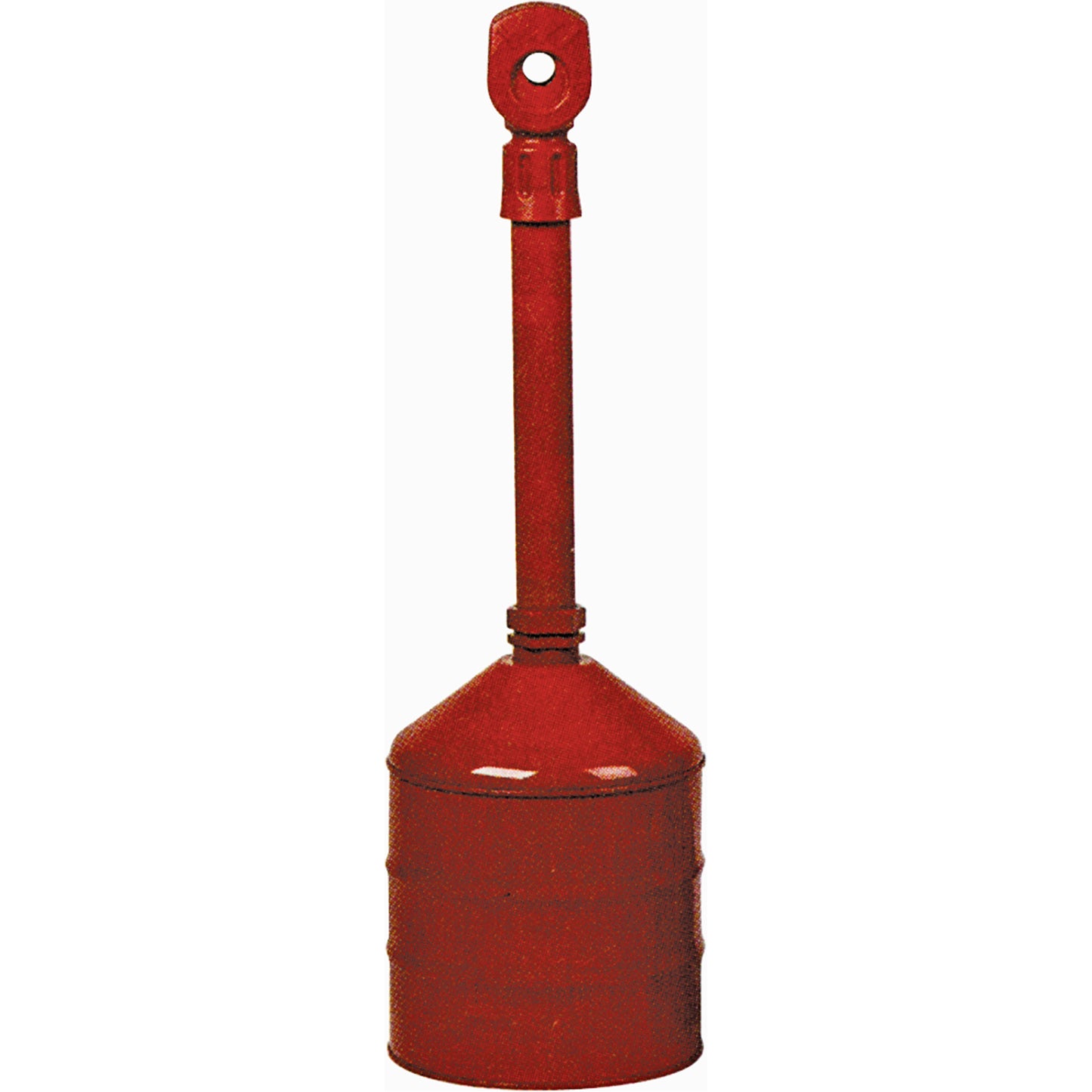 Heavy-Duty Butt Cans, Free-Standing, Steel, 5 US gal. Capacity, 38-1/2" Height
