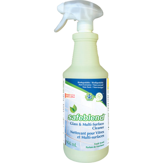 Fragrance-Free Glass & Multi-Surface Cleaner, 950 ml, Trigger Bottle
