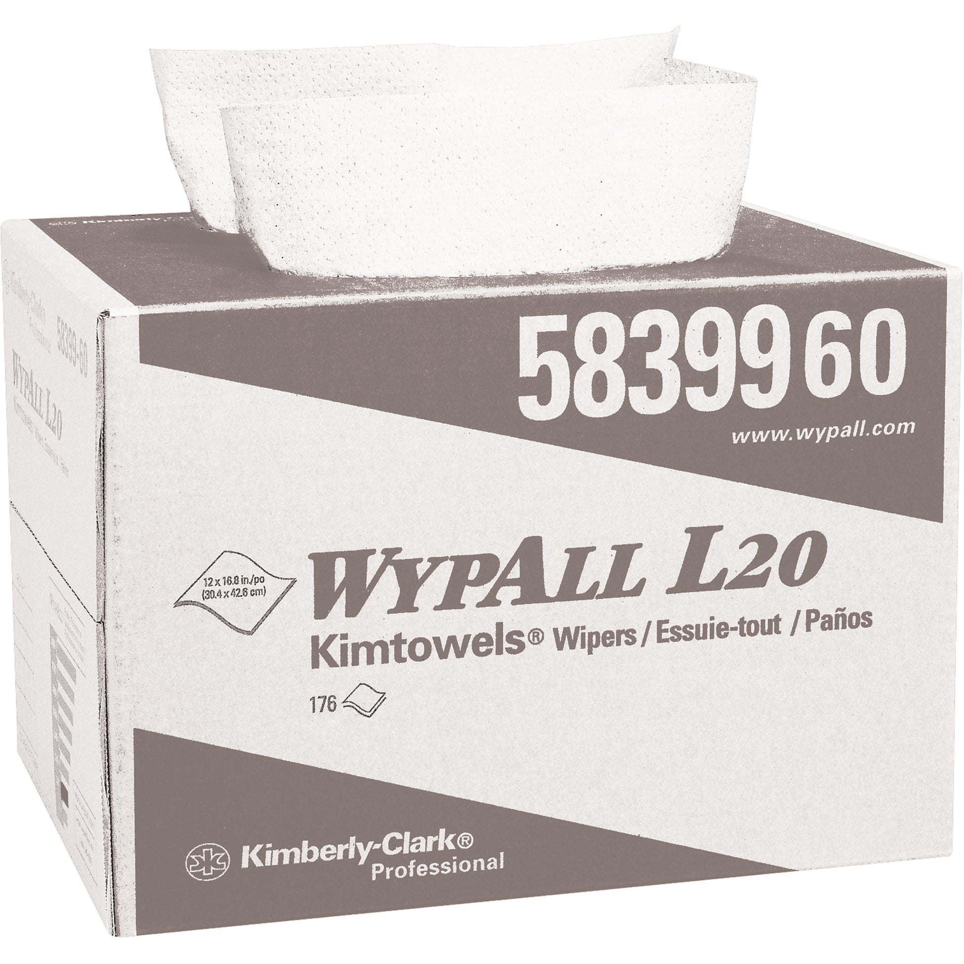 L20 Wipers, All-Purpose, 16-4/5" L x 12-1/2" W