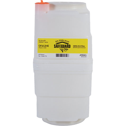 Portable SafeGuard 360 Vacuum Filter, Hepa, Fits 1 US gal.