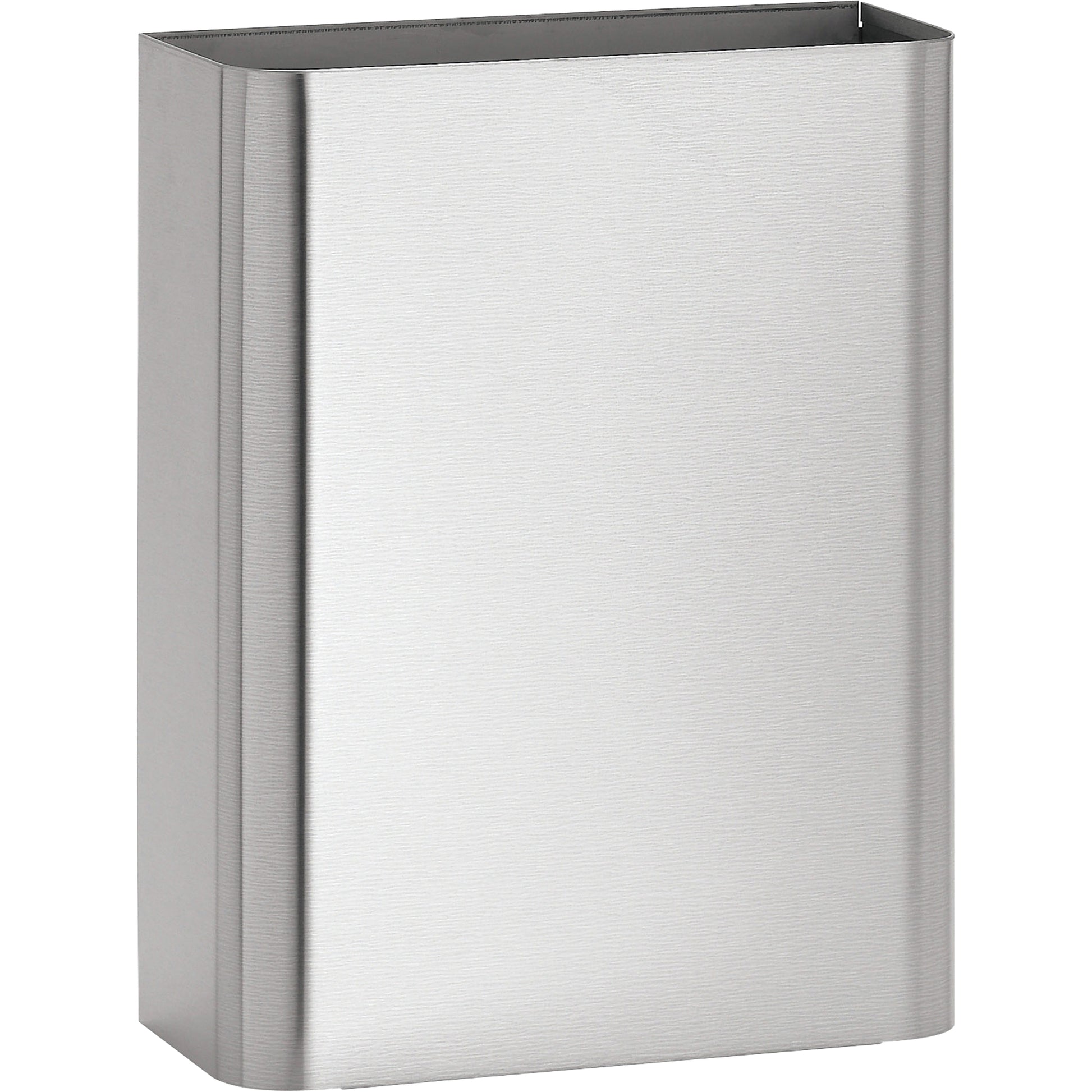 Waste Receptacles, Stainless Steel, 6.5 US gal.