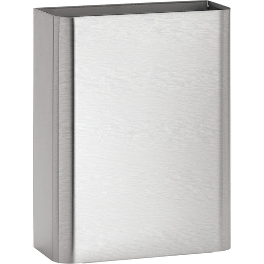 Waste Receptacles, Stainless Steel, 6.5 US gal.