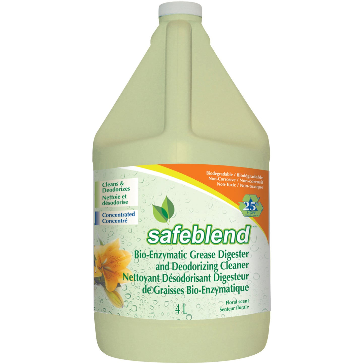 Bioenzymatic Grease Digester & Deodorizing Cleaners, 4 L/4.0 L