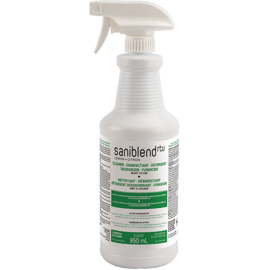 SaniBlend™ Ready-To-Use Disinfectant & Sanitizer, 950 ml, Trigger Bottle