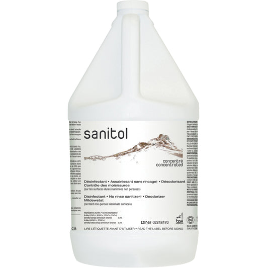 Sanitol Super Concentrated Sanitizer & Deodorizer, 4 L, Jug