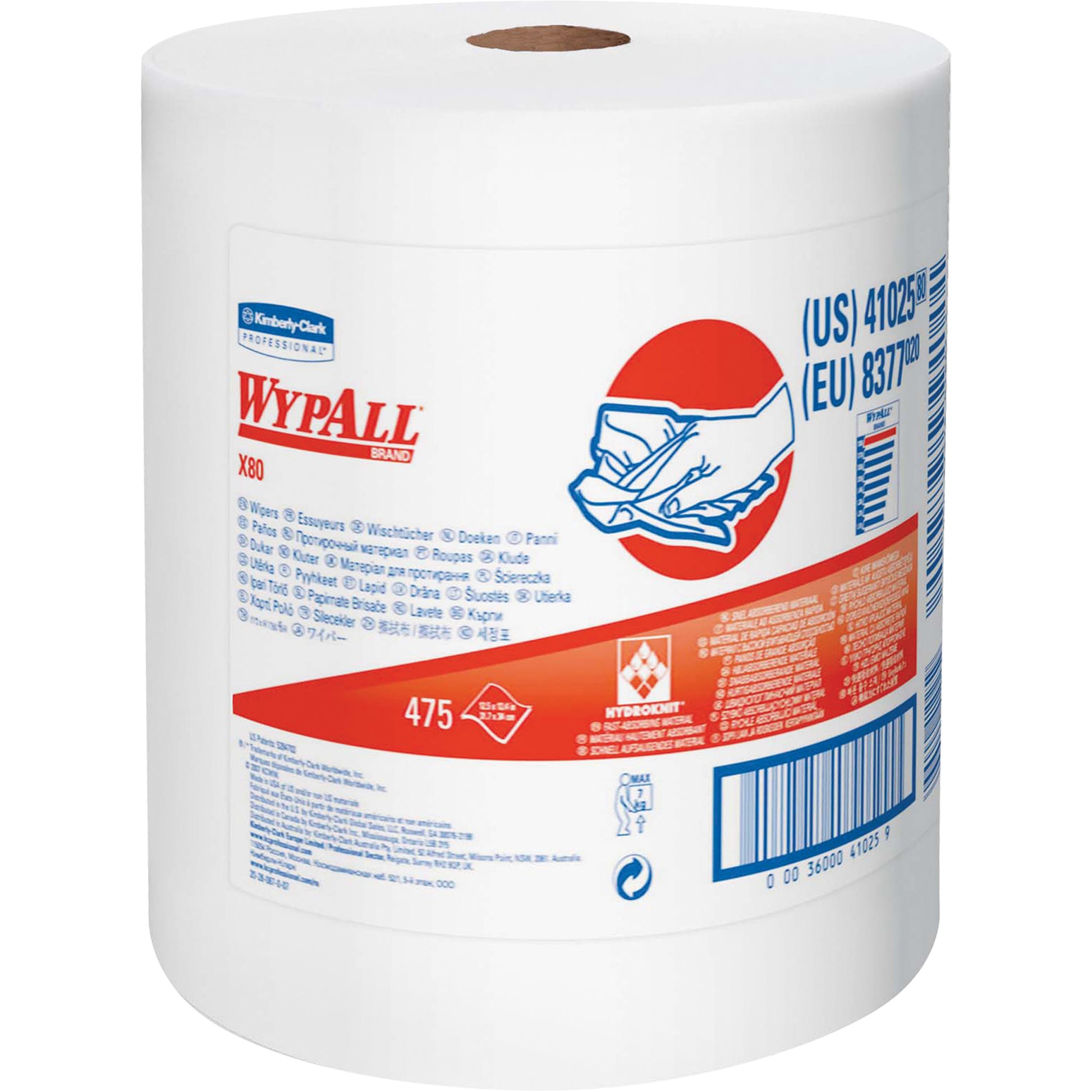 X80 Disposable Cloths, Heavy-Duty, 12-1/2" L x 13-2/5" W