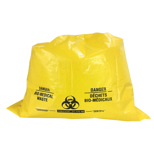 Sure-Guard™ Bio-Medical Waste Liners, Bio-Hazard, 38" L x 30" W, 2 mils