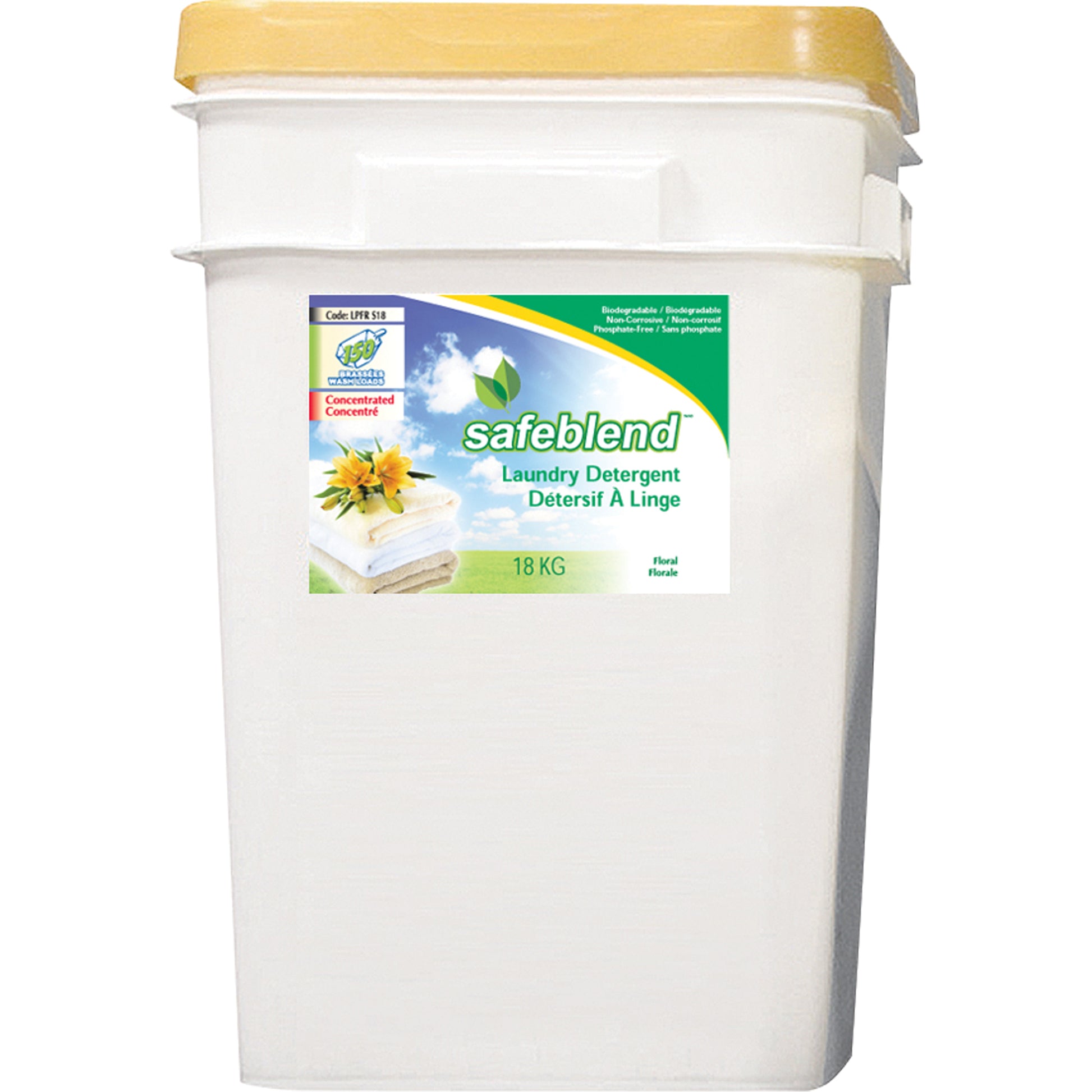 Safeblend™ Powdered Laundry Detergents, Pail