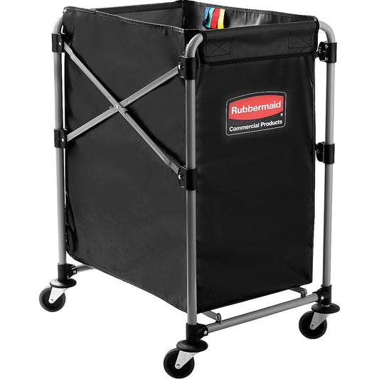 Collapsible X-Cart, Steel, 18" W x 24" D x 34" H, 220 lbs. Capacity