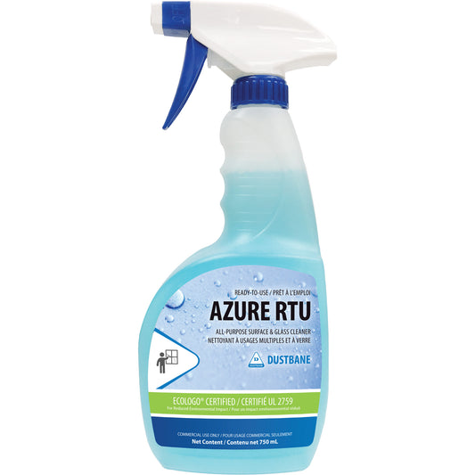 Azure Window & Glass Cleaner, 750 ml, Trigger Bottle