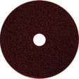 Floor Maintenance Pads, 17", Stripping, Brown