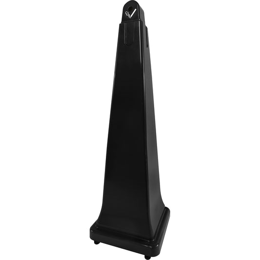Groundskeeper Smoking Station, Free-Standing, Metal, 1 US gal. Capacity, 39-3/4" Height