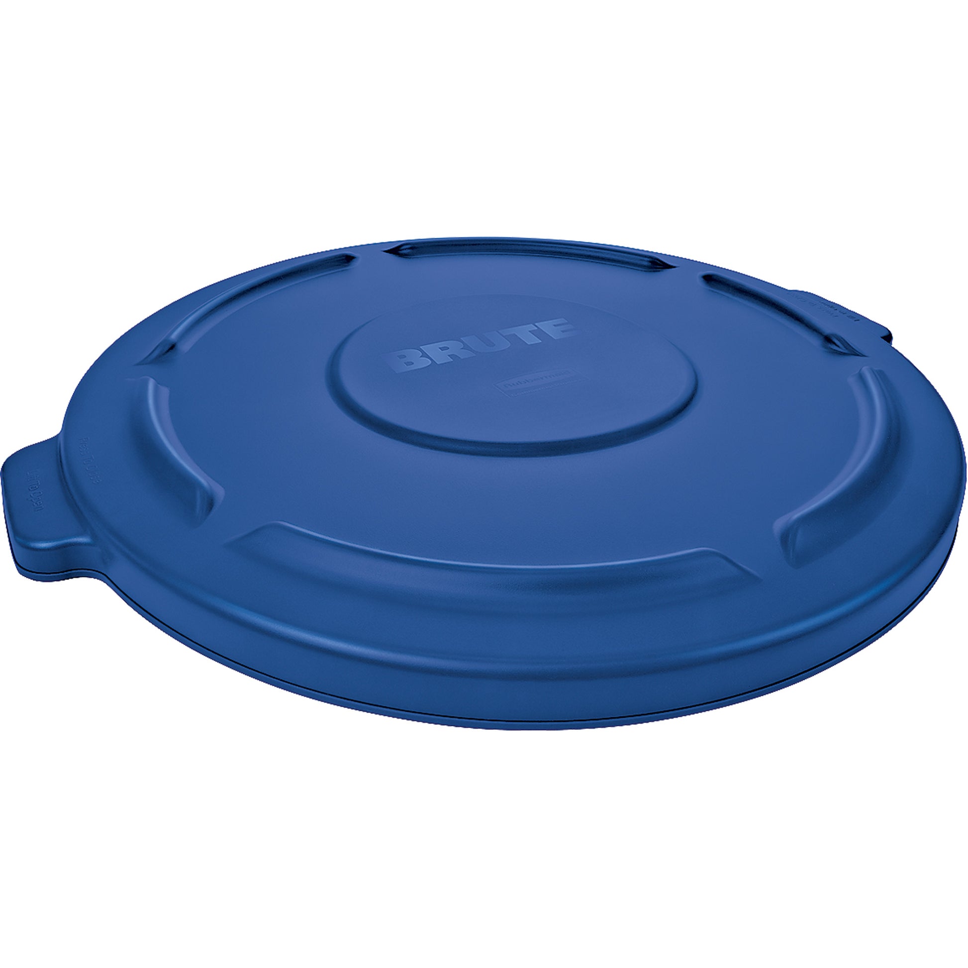 Brute® Round Trash Can Top, Flat Lid, Plastic, Fits Container Size: 22-1/4" Dia.