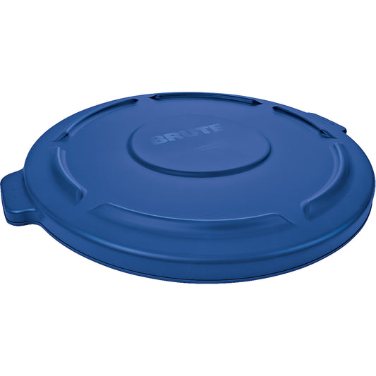 Brute® Round Trash Can Top, Flat Lid, Plastic, Fits Container Size: 22-1/4" Dia.