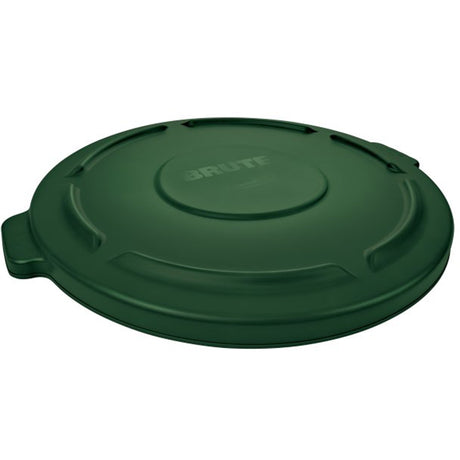 Brute® Round Trash Can Top, Flat Lid, Plastic, Fits Container Size: 24" Dia.