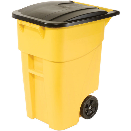BRUTE® Roll-Out Container, Curbside, Plastic, 50 US gal.