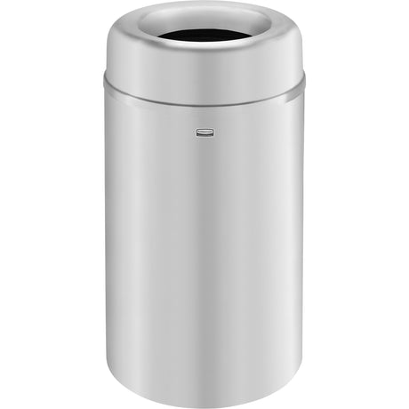 Crowne Open-Top Round Waste Receptacle, Steel, 30 US gal.