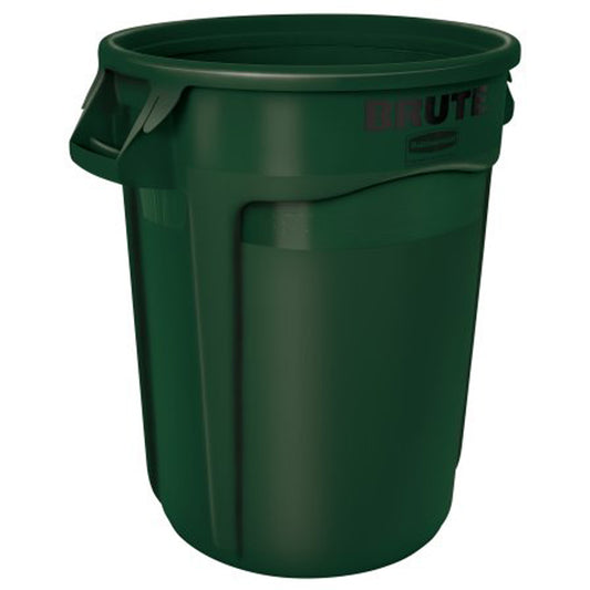 Vented Brute® Waste Container, Plastic, 32 US gal.