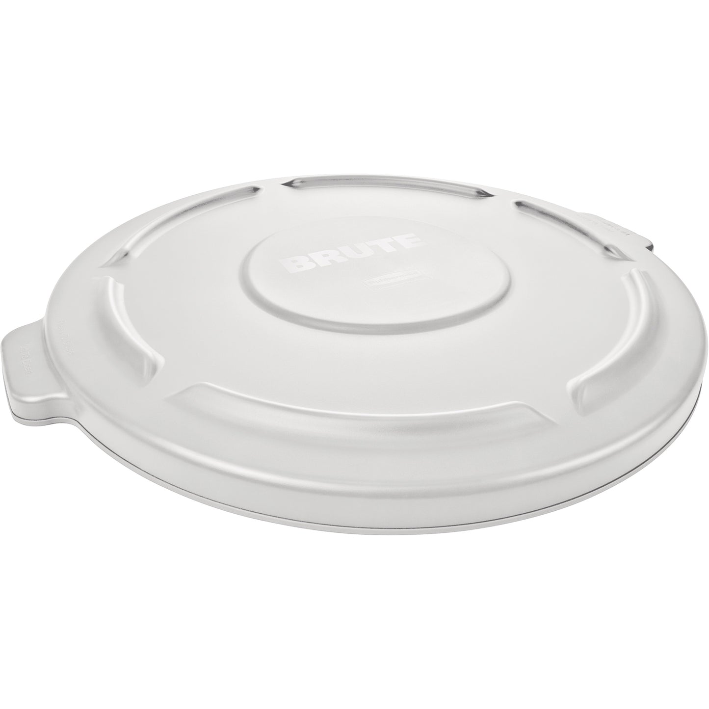 Brute® Round Trash Can Top, Flat Lid, Plastic, Fits Container Size: 26-1/2" Dia.