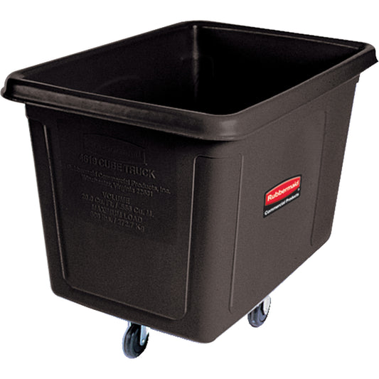 Bulk Cube Truck, Polyethylene, 48" L x 34-1/16" W x 36-1/2" H, 20 cu.ft. Volume, 600 lbs. Capacity