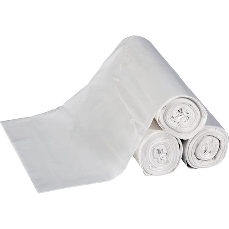 Polyliner for Waste Receptacles, X-Strong, 17-1/2" W x 43-1/2" L, 30 microns, Clear