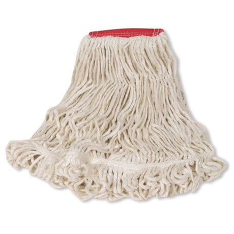 Super Stitch Wet Mop, Floor Finishing, Cotton/Yarn, 21 oz., Loop Style