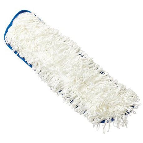 Flow™ Flat Mop, Hook and Loop/Slip On Style, Nylon, 18"/18-1/2" L x 5"/5-1/2" W