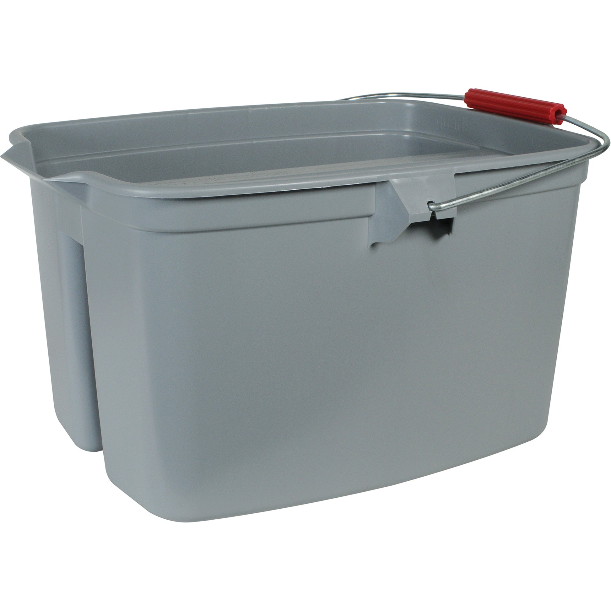 Double Utility Pail, 5 US Gal. (20 qt.) Capacity, Grey