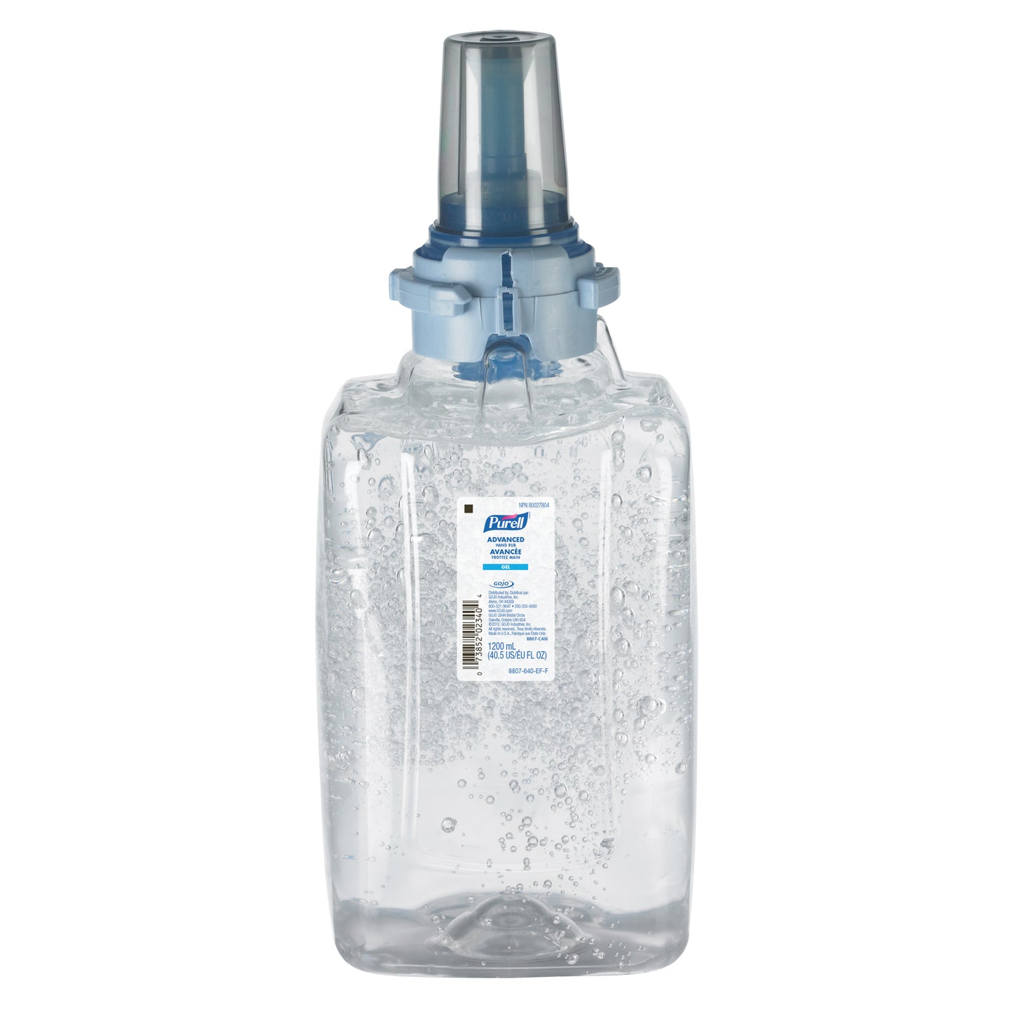 ADX-12™ Advanced Hand Sanitizer, 1200 ml, Cartridge Refill, 70% Alcohol