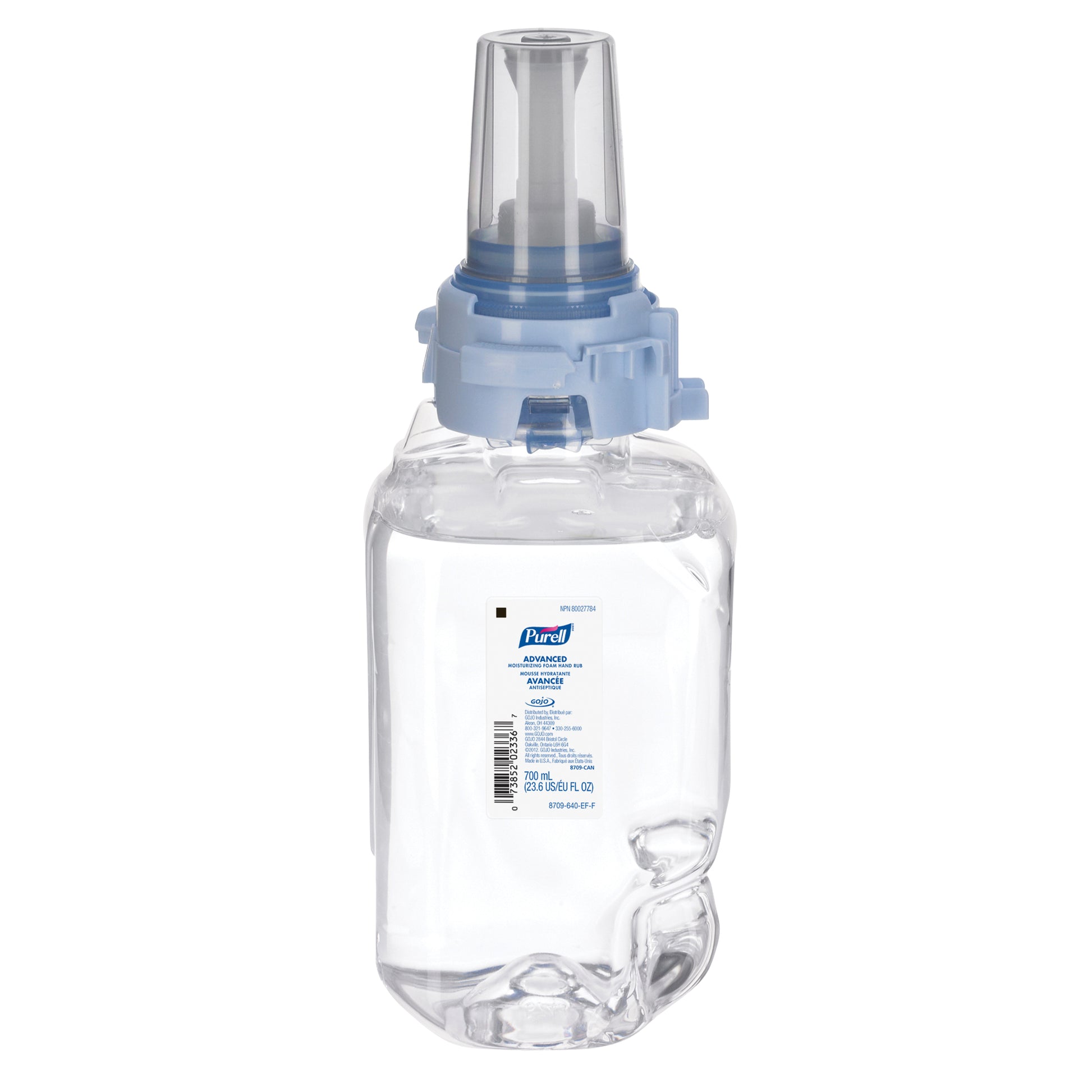 ADX-7™ Advanced Moisturizing Foam Hand Sanitizer, 700 ml, Cartridge Refill, 70% Alcohol