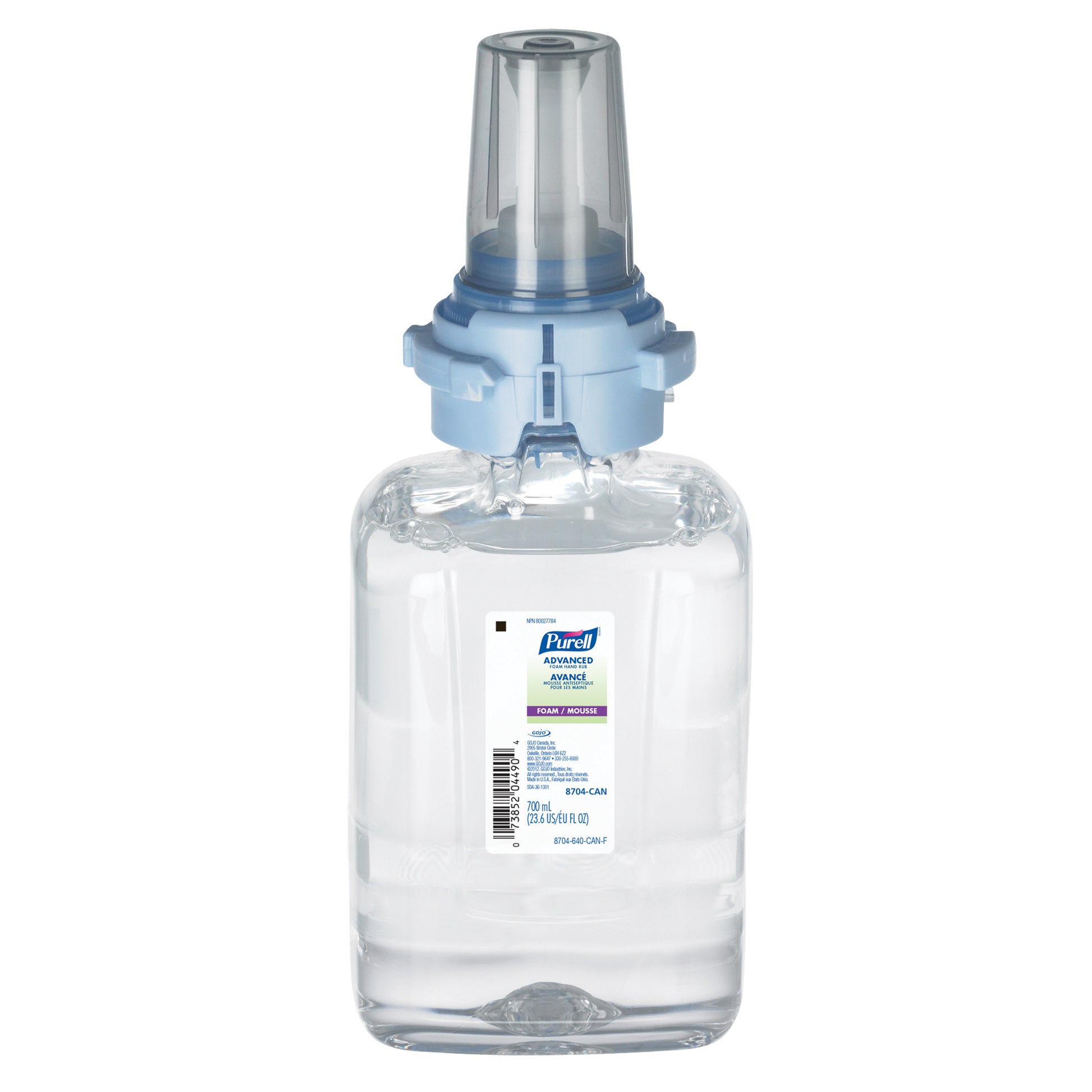 ADX-7™ Advanced Foam Hand Sanitizer, 700 ml, Cartridge Refill, 70% Alcohol
