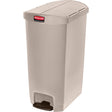 Slim Jim® Waste Container, Resin, 18 US gal. Capacity