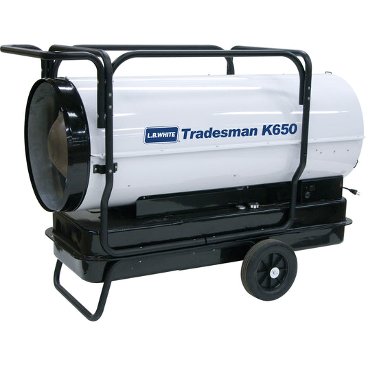 Tradesman® Forced Air Heater, Fan, Kerosene, 650,000 BTU/H